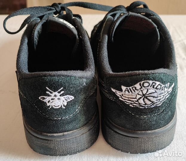 Кроссовки Travis Scott x Air Jordan 1 Low Black Ph