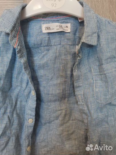 Рубашка для мальчика 74