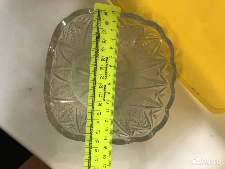 Салатник хрустальный