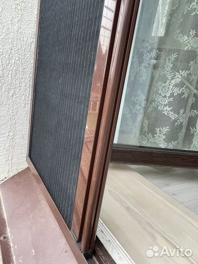 Москитная сетка плиссе на балкон 830*2030