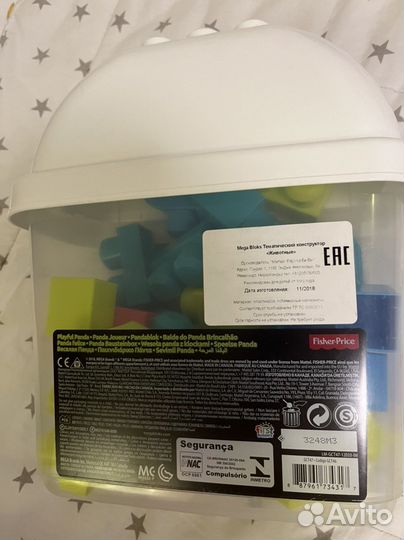 Конструктор Mega Bloks, крупные блоки