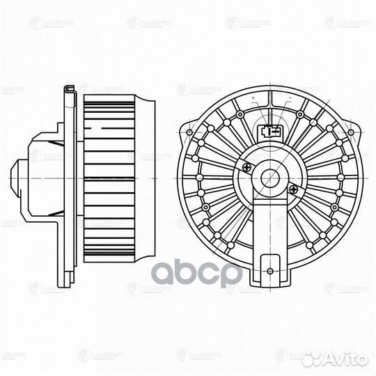 Вентилятор отопителя Honda CR-V (02) /Civic (00