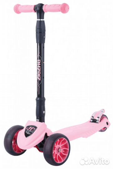 Самокат трехколесный TechTeam ZIG ZAG pink