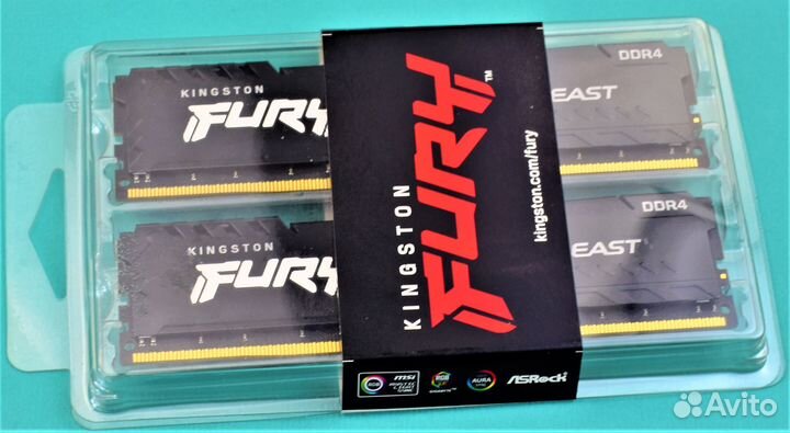 DDR4 16 GB 2666 Mhz HyperX Fury Игровая Оперативна
