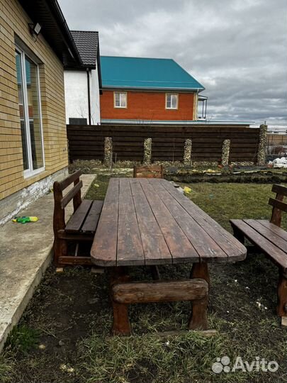 Подставка для цветов деревянная лавка дерево