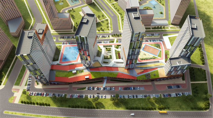 2-к. квартира, 62,5 м², 1/26 эт.