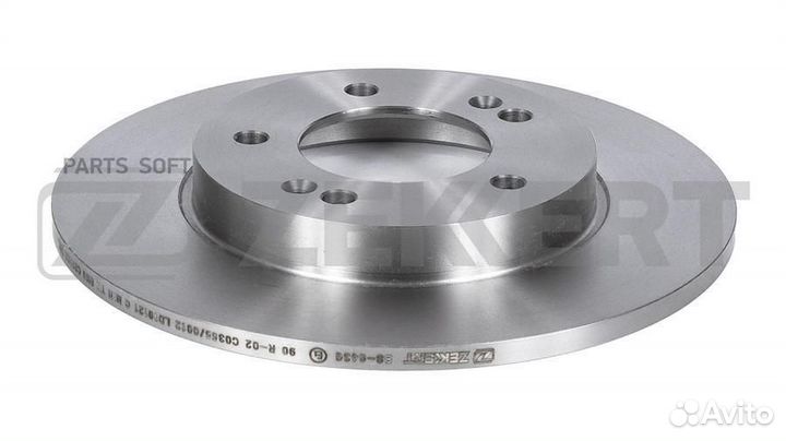 Диск торм. задн. Hyundai i30 II 16- Kia Ceed III 18- zekkert BS6436