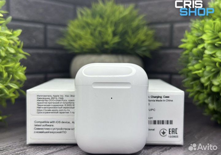 Airpods 2/ luxe отличные чехол в