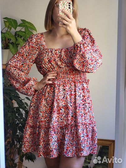 Платье в цветочек