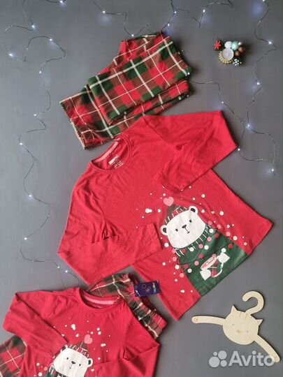 Пижама детская новогодняя Lupilu Германия