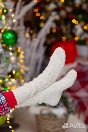 Шерстяные носки женские