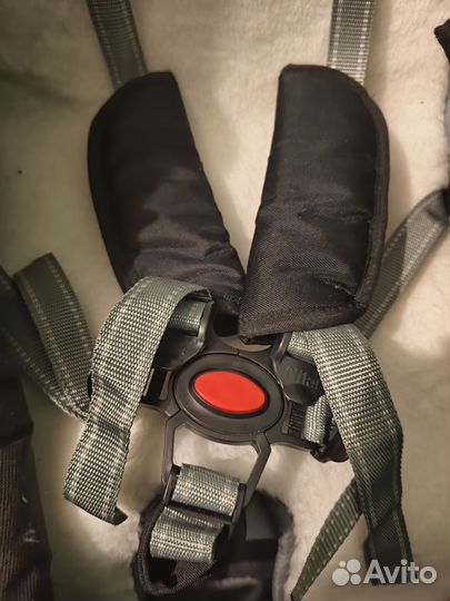 Коляска санки ника 7 5 к, с перекидной ручкой