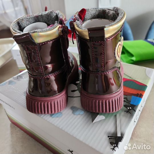 Ботинки демисезонные для девочки 21 размер