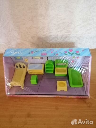 Игрушки. Набор для кукол спальня