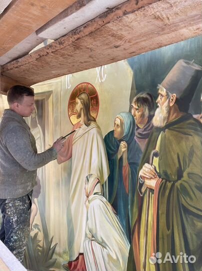 Написание икон, роспись храмов и церквей