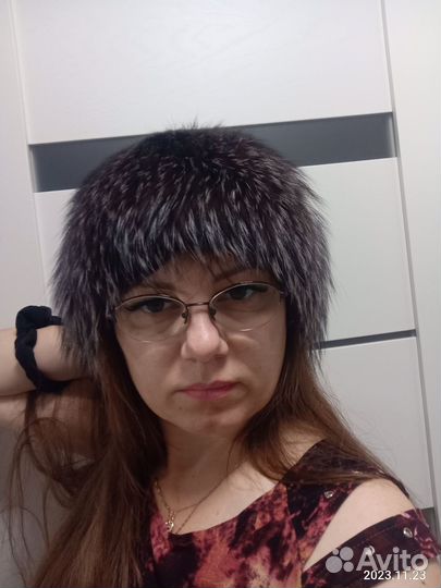 Шапка из чернобурки