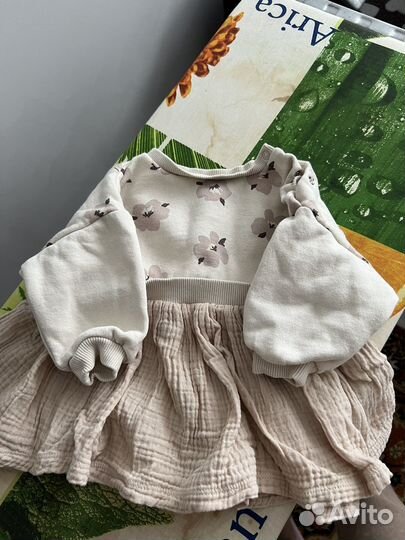 Платье для девочки 74 80