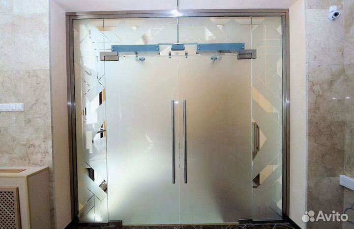 Раздвижные стеклянные двери