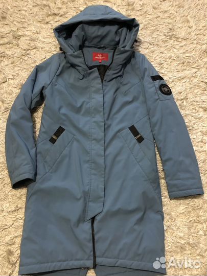 Пуховик пальто демисезонное 44 р