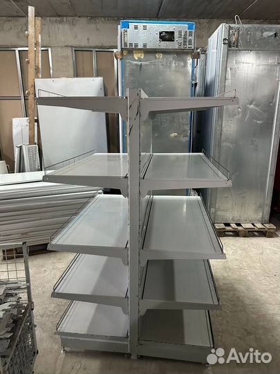 Стеллаж торговый островной б/у 10 полок