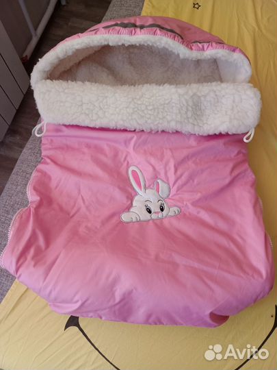 Зимний конверт в коляску