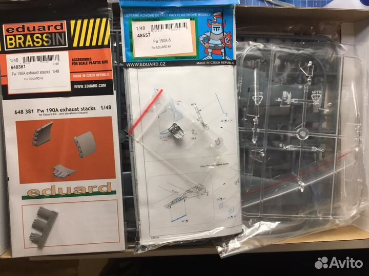 Сборная модель самолета eduard focke wulf 190 1/48