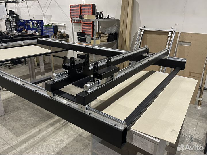 Стол для выравнивания слэбов. Каретка для фрезера