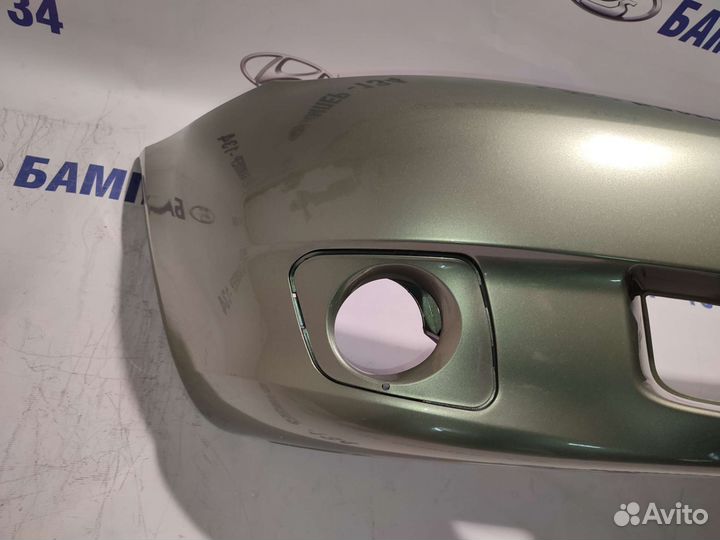 Бампер Калина 1 Колумбийская зелень-322 Люкс