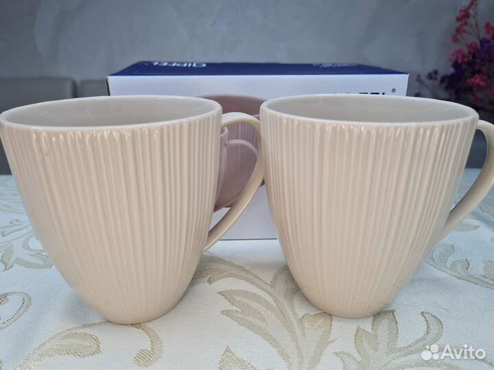 Кружки Gipfel серии Crema Костяной фарфор