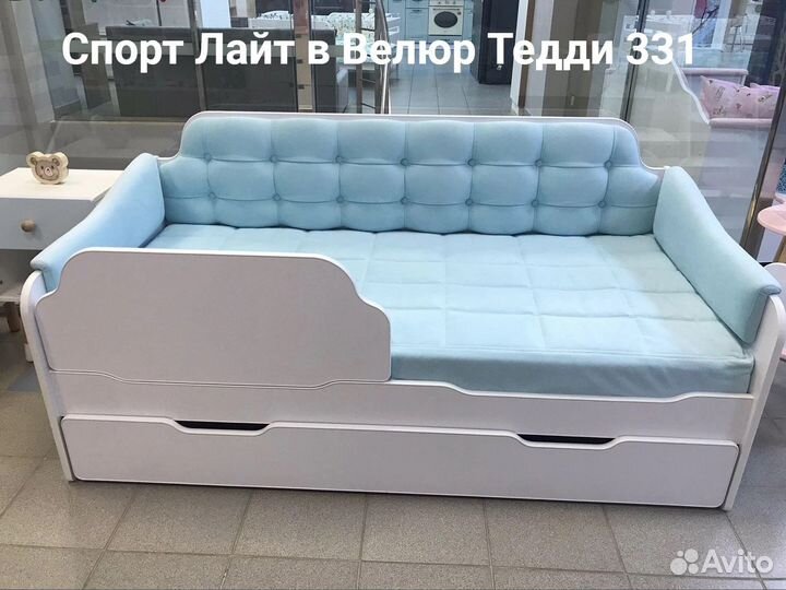 Детская кровать с каретной стяжкой