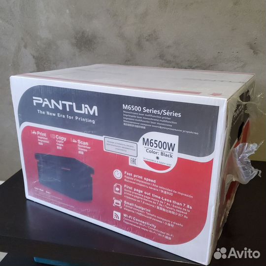 Новый лазерный мфу принтер с wifi. Pantum m6500w