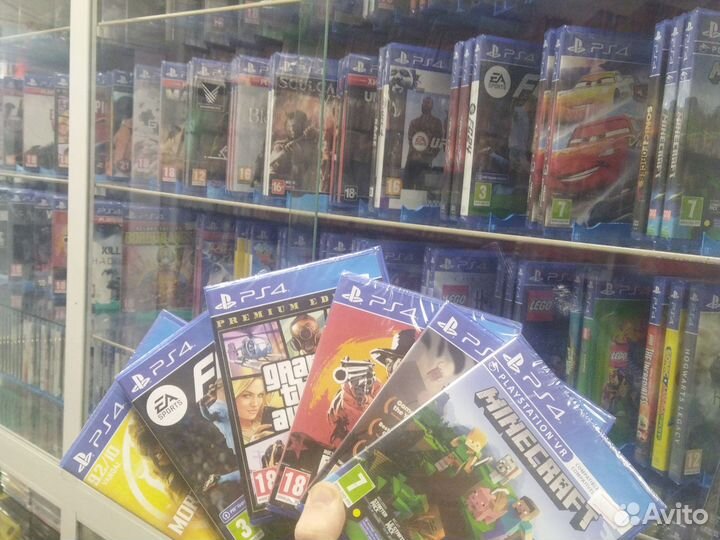 Игры PS4, лицензионные игры, диски PlayStation