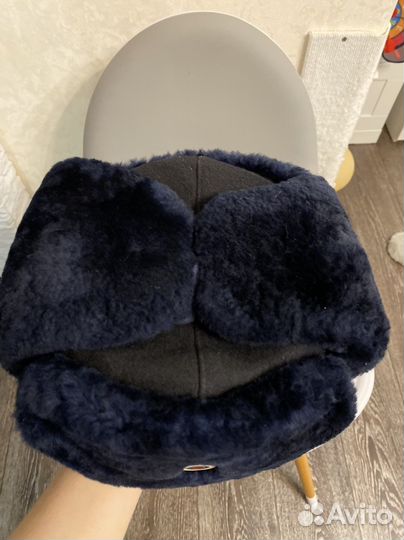 Мужская шапка зимняя полицейская