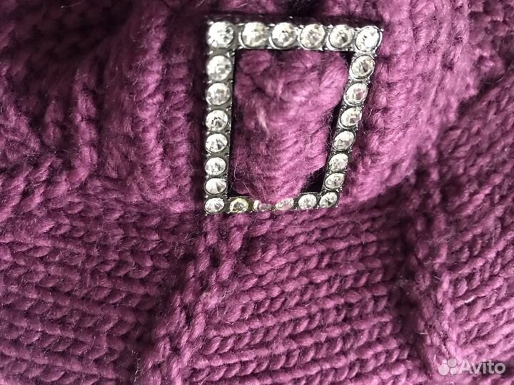 Берет и шарф шерсть, 56-57 р