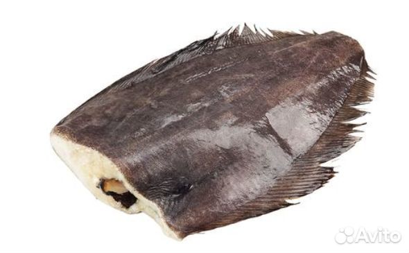 Палтус синекорый, размер М, потрошеный, без головы