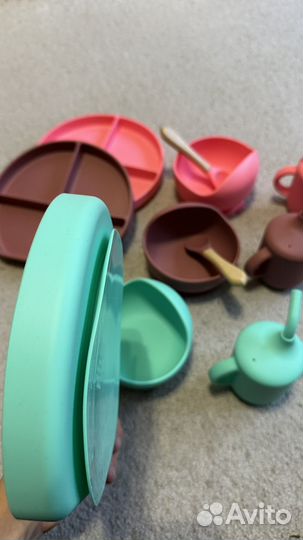 Детска посуда силиконовая