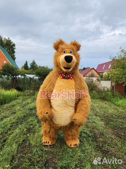 Бурый медведь костюм 2,6м новый 