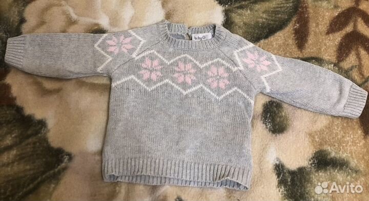 Кофта джемпер на девочку 74