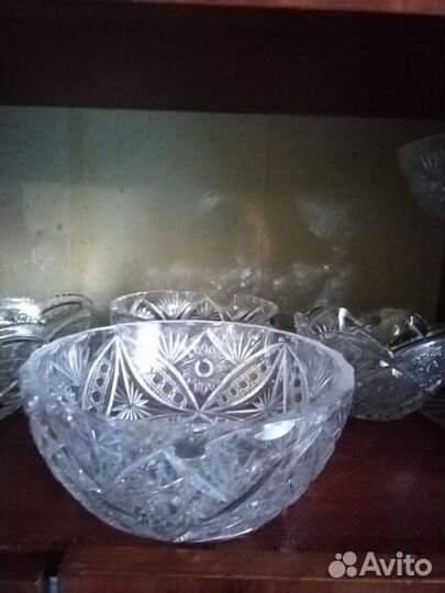 Хрустальные салатники,вазы цена разная, отправлю