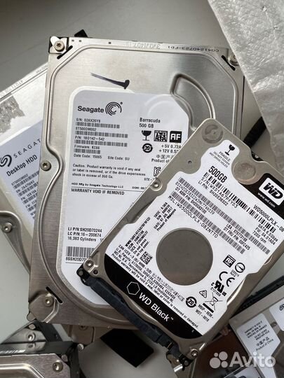 Жесткий диск HDD 1tb 500gb 3.5 2.5