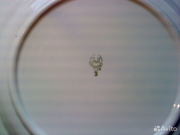Большое фарфоровое блюдо СССР