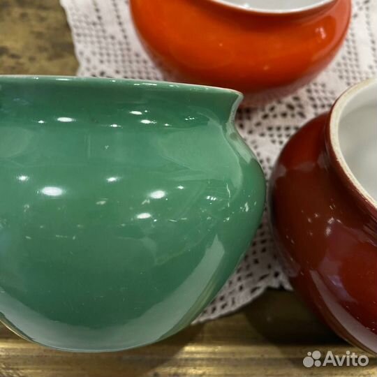 Чугунки фарфоровые Вербилки 1940-ые