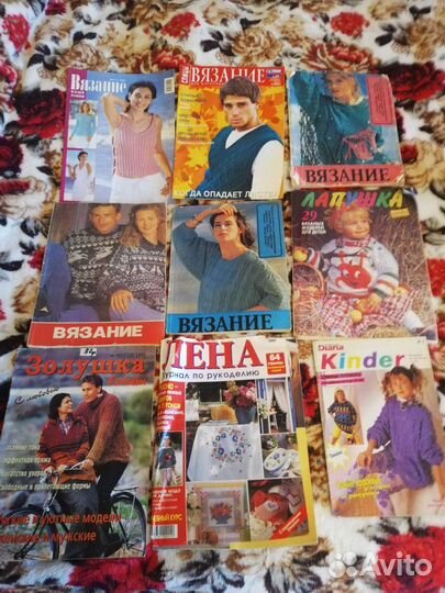 Журналы по вязанию спицами 49 штук