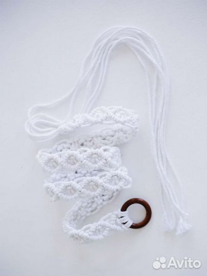 Ремень женский новый макраме