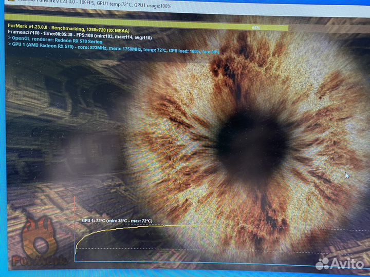 Видеокарта Sapphire rx 570 Pulse itx 4gb