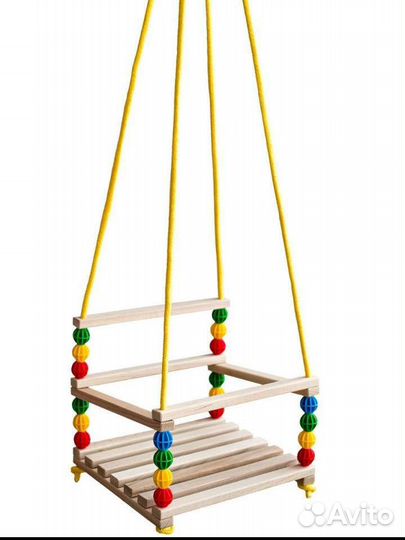 Деревянная детская качель
