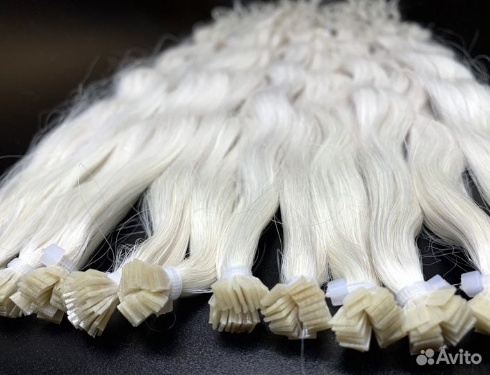 Славянские волосы для наращивания, 60см, блонд