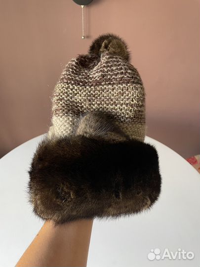 Шапка норковая