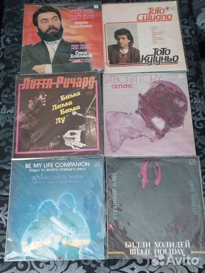 Виниловые пластинки разных жанров