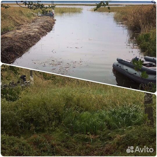 Очистка озер, водоемов, углубление дна